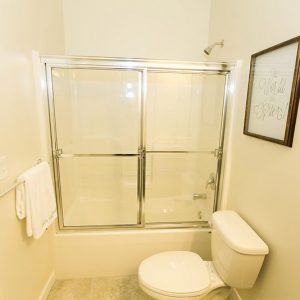 Model unit bathroom